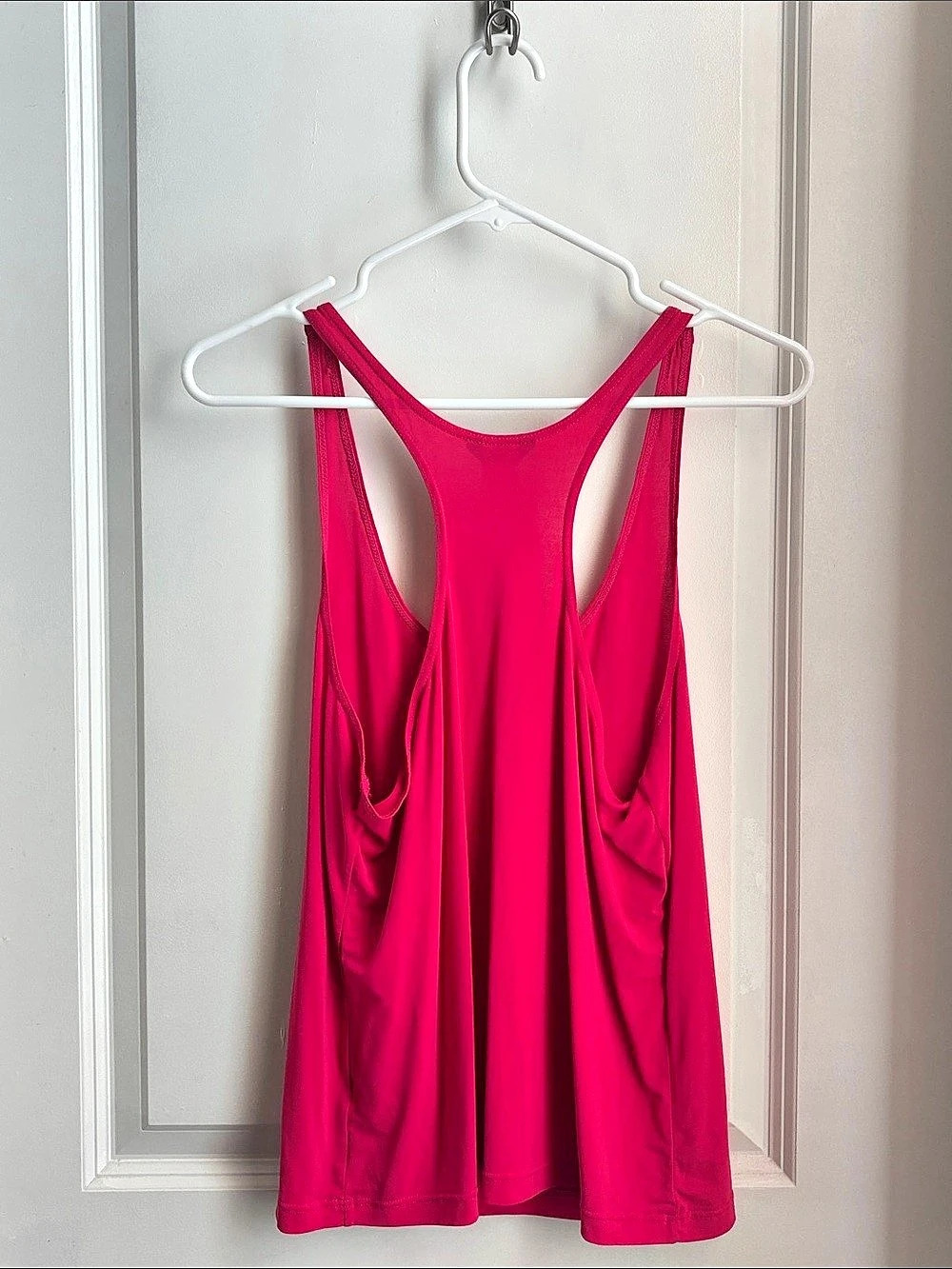 J.CREW Pink Razor Back Tank Top - Picture 2 of 3